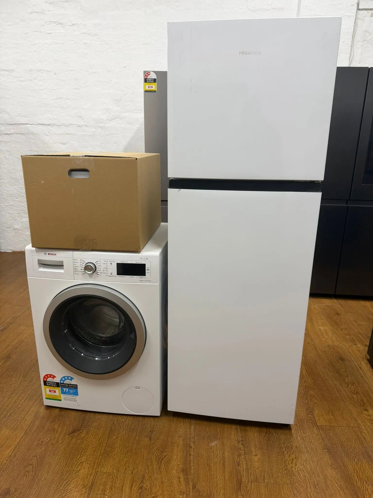 Hisense 325L Fridge Freezer + Bosch 9kg Washing Machine + Panasonic 32L Microwave – Combo Deal | Reservoir