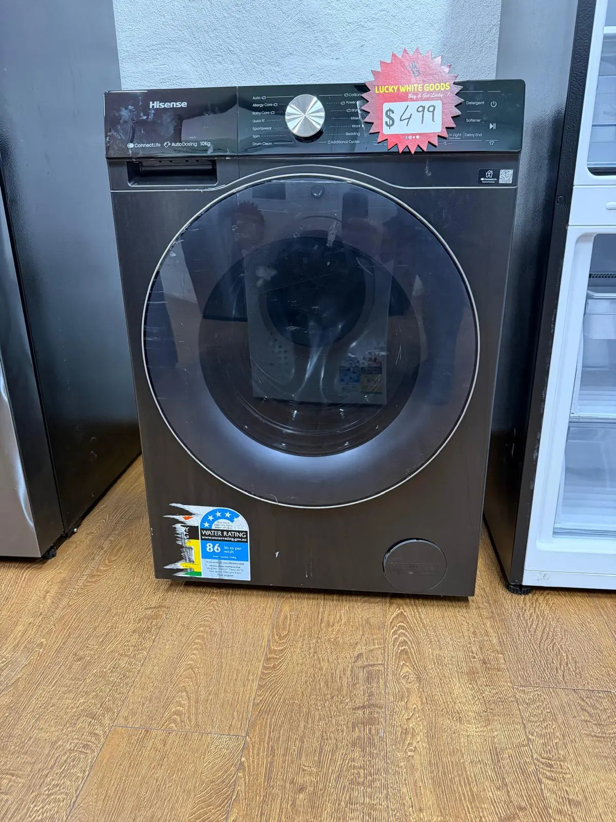 Hisense 418L Fridge Freezer + Hisense 10kg Washing Machine (Refurbished) Combo | RESERVOIR