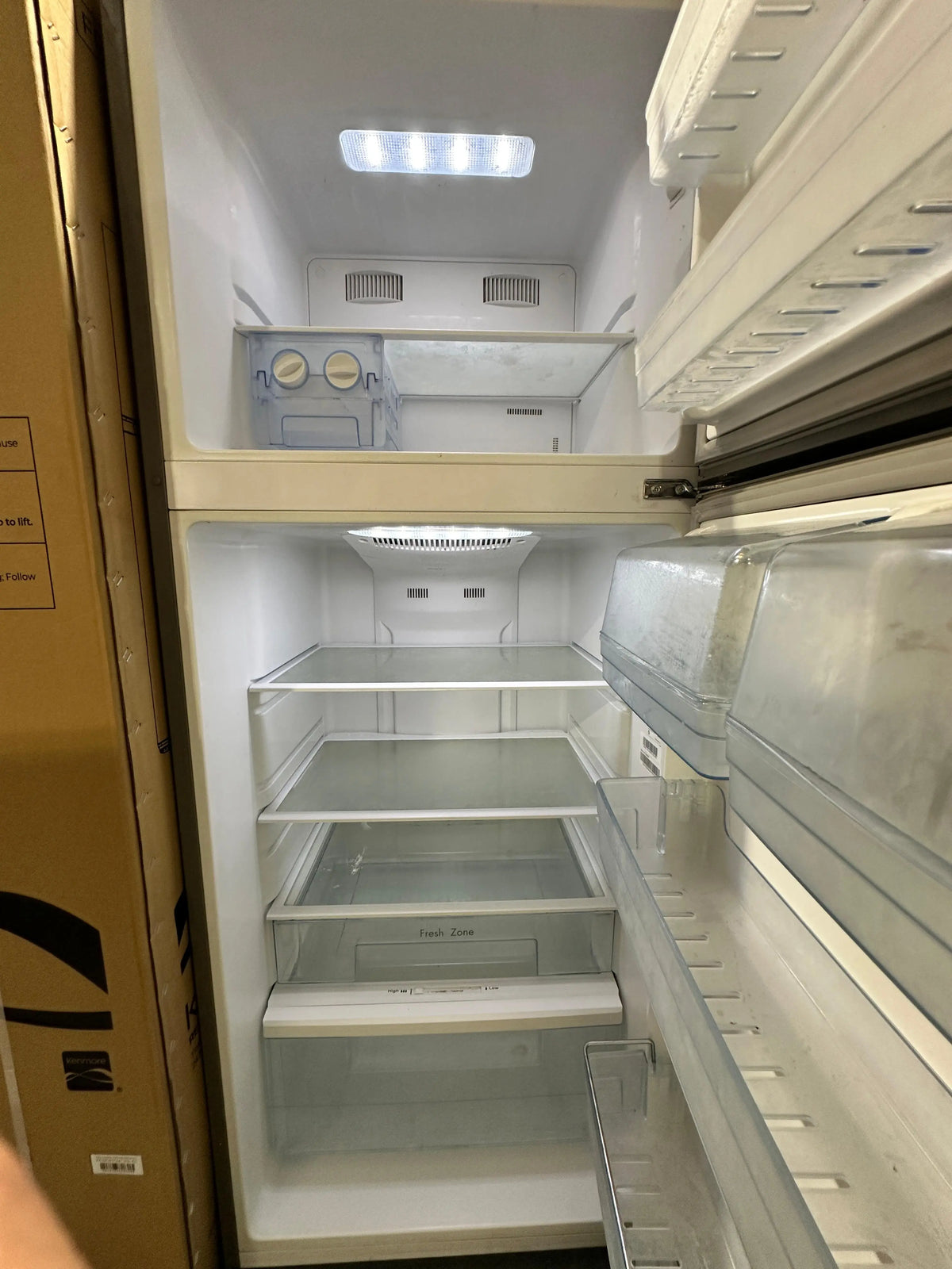 Hisense 436L Top Mount Fridge Freezer in Silver – Refurbished | PERTH