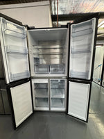 Hisense 483L French Door Fridge Black Steel with Non-Plumbed Ice and Water Dispenser HRCD483TBW | SYDNEY