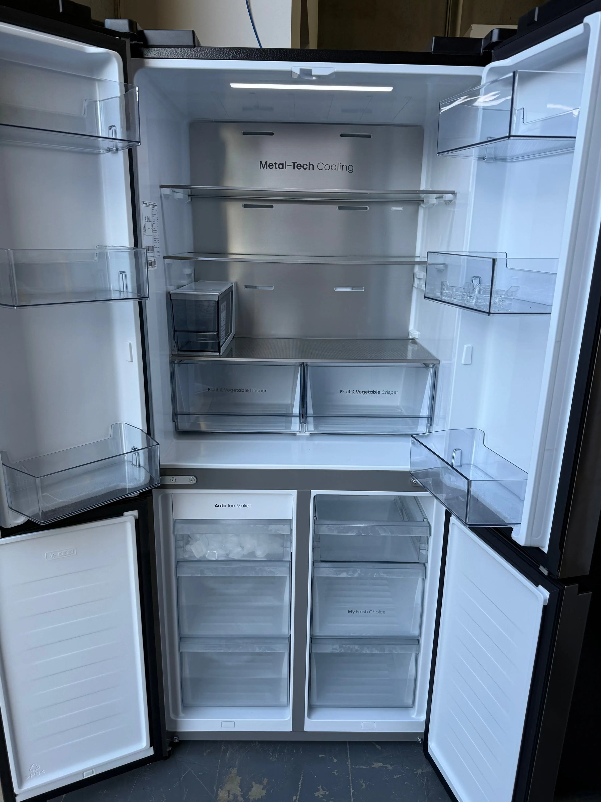 Hisense 483L French Door Fridge – Near to New | HRCD483TBW | MELBOURNE