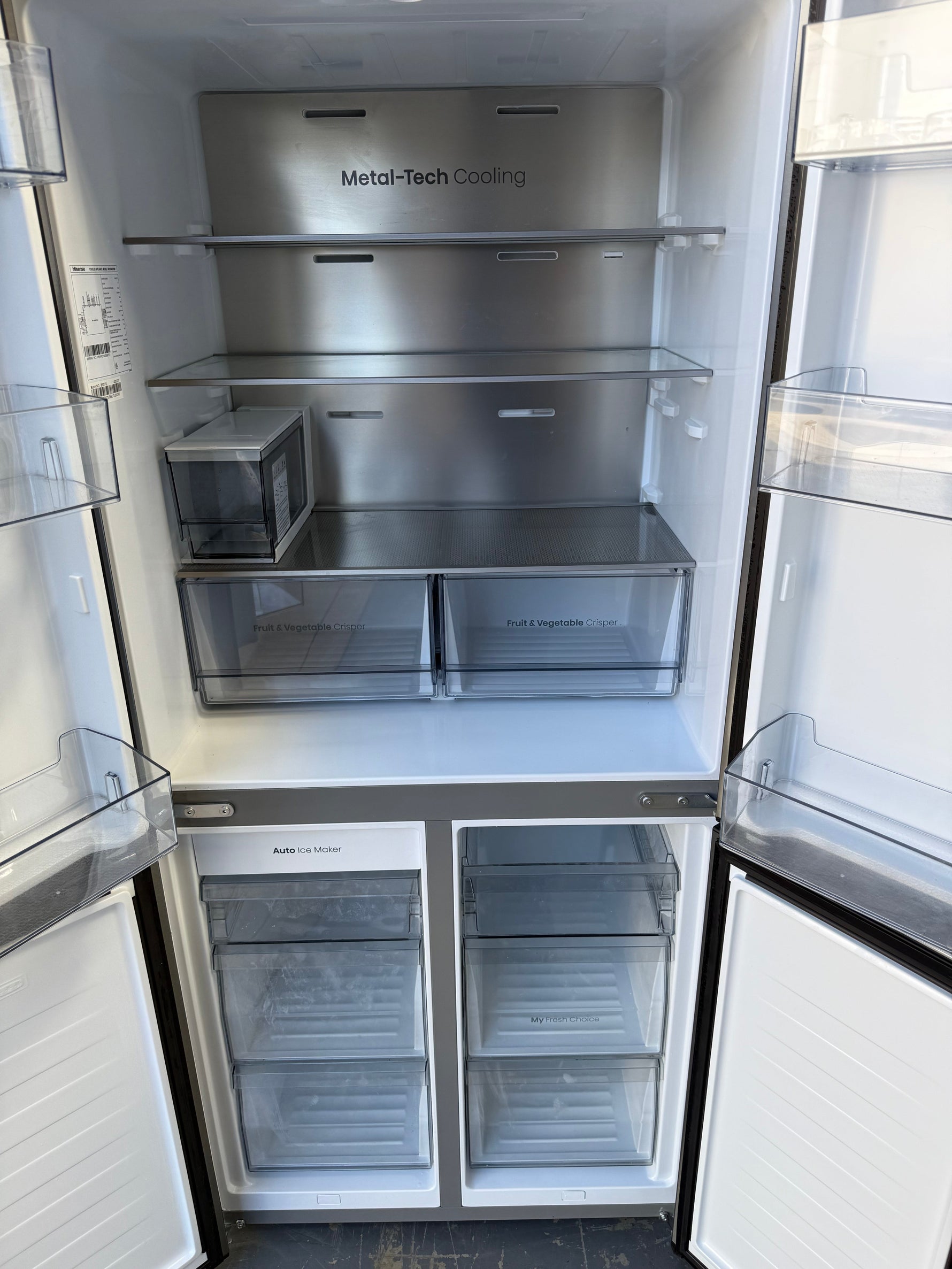 Hisense 483L French Door Fridge – Refurbished | HRCD483TBW | MELBOURNE