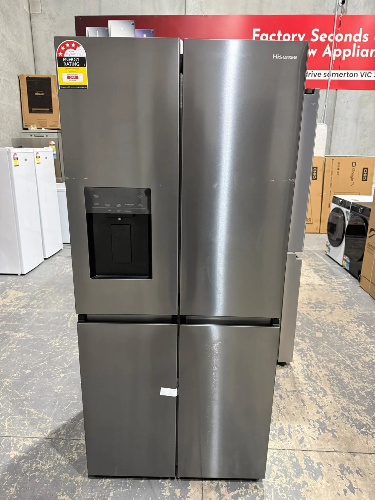 Hisense 483L French Door Refrigerator – Factory Second | MELBOURNE