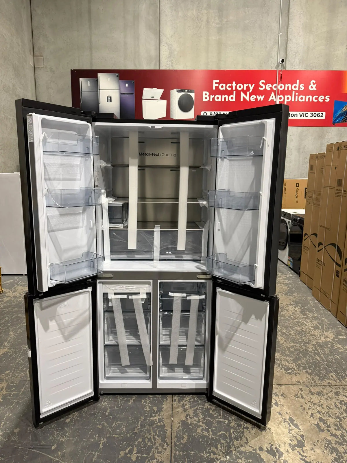Hisense 483L French Door Refrigerator – Factory Second | MELBOURNE