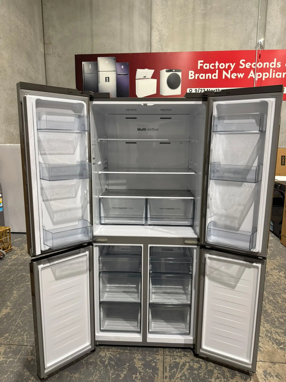 Hisense 483L French Door Refrigerator – Factory Second | MELBOURNE