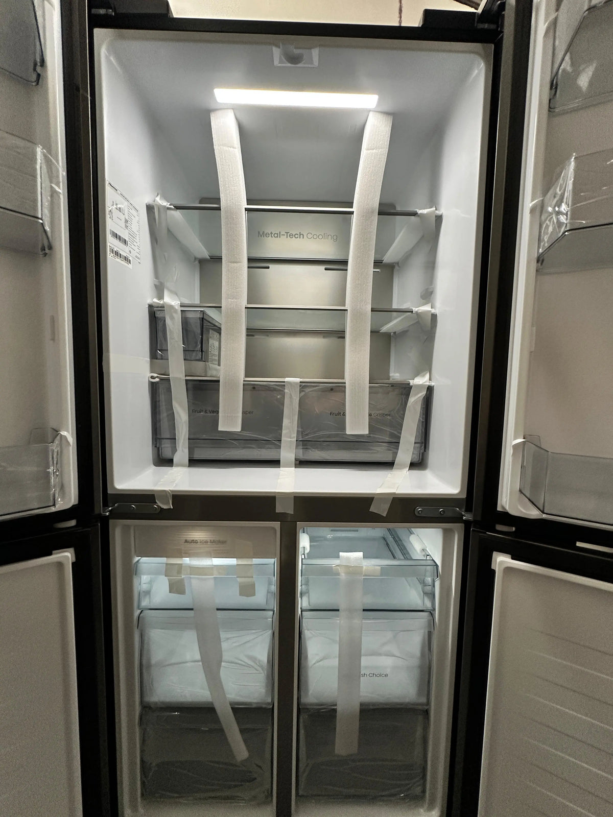 Hisense 483L Quad Door Refrigerator Freezer with Non-Plumbed Water and Ice – Factory Second | ADELAIDE