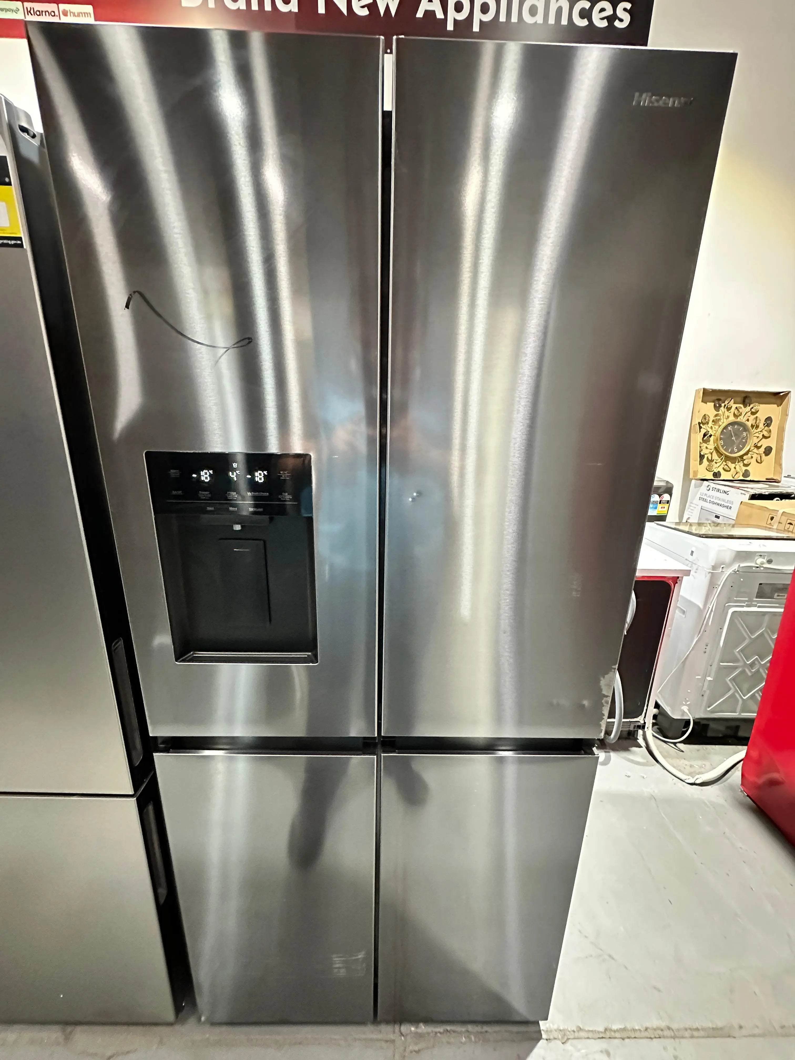 Hisense 483L Quad Door Refrigerator with Water and Ice – Near-New | ADELAIDE