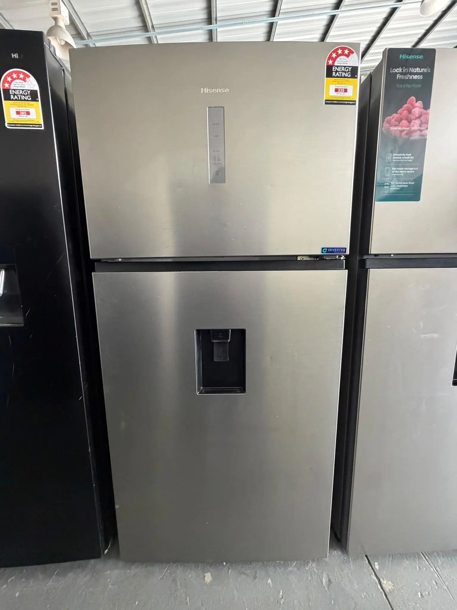 Hisense 496L Family Fridge Freezer – Refurbished | BRISBANE