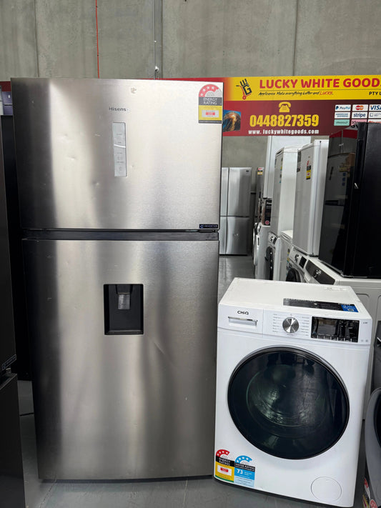 Hisense 496L Fridge and CHiQ 8.5kg Front Load Washer – Refurbished | MELBOURNE