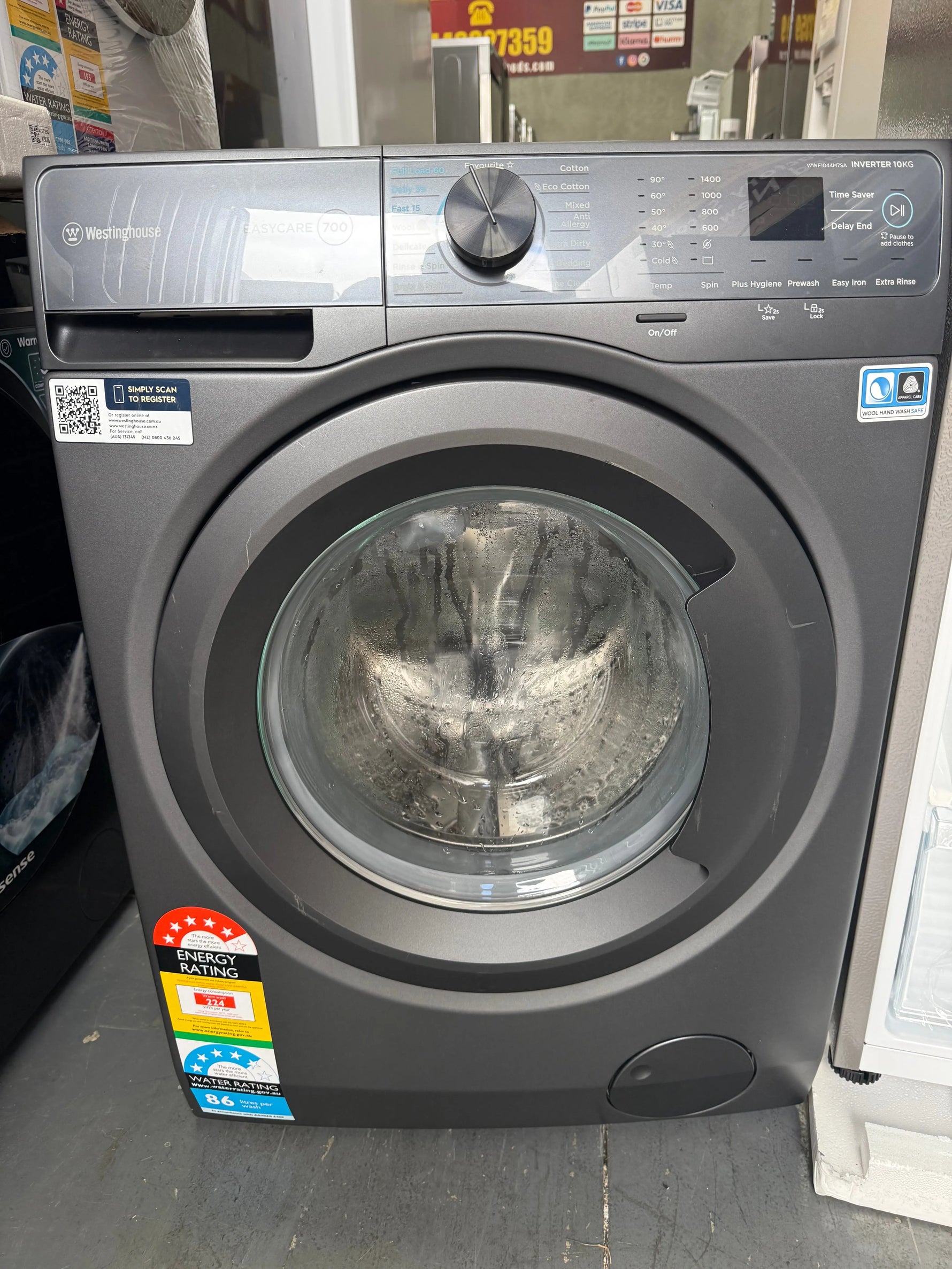 Hisense 497L Fridge + Westinghouse 10kg Washing Machine Bundle – HRTF497SW & WWF1044M7SA | MELBOURNE