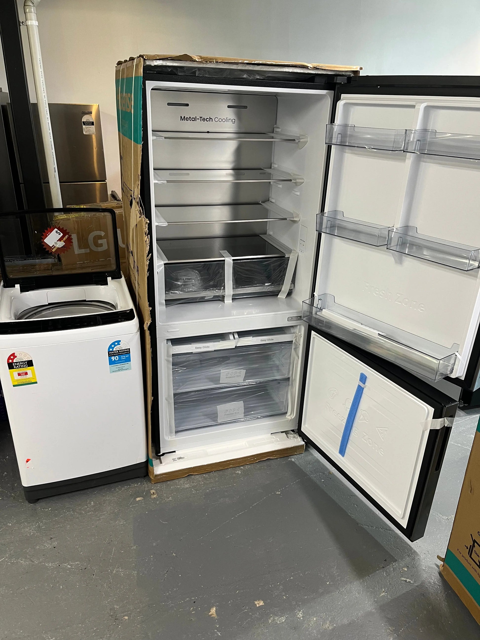 Hisense 503 ltr fridge freezer and TCL kg top loader washer | ALEXANDRIA