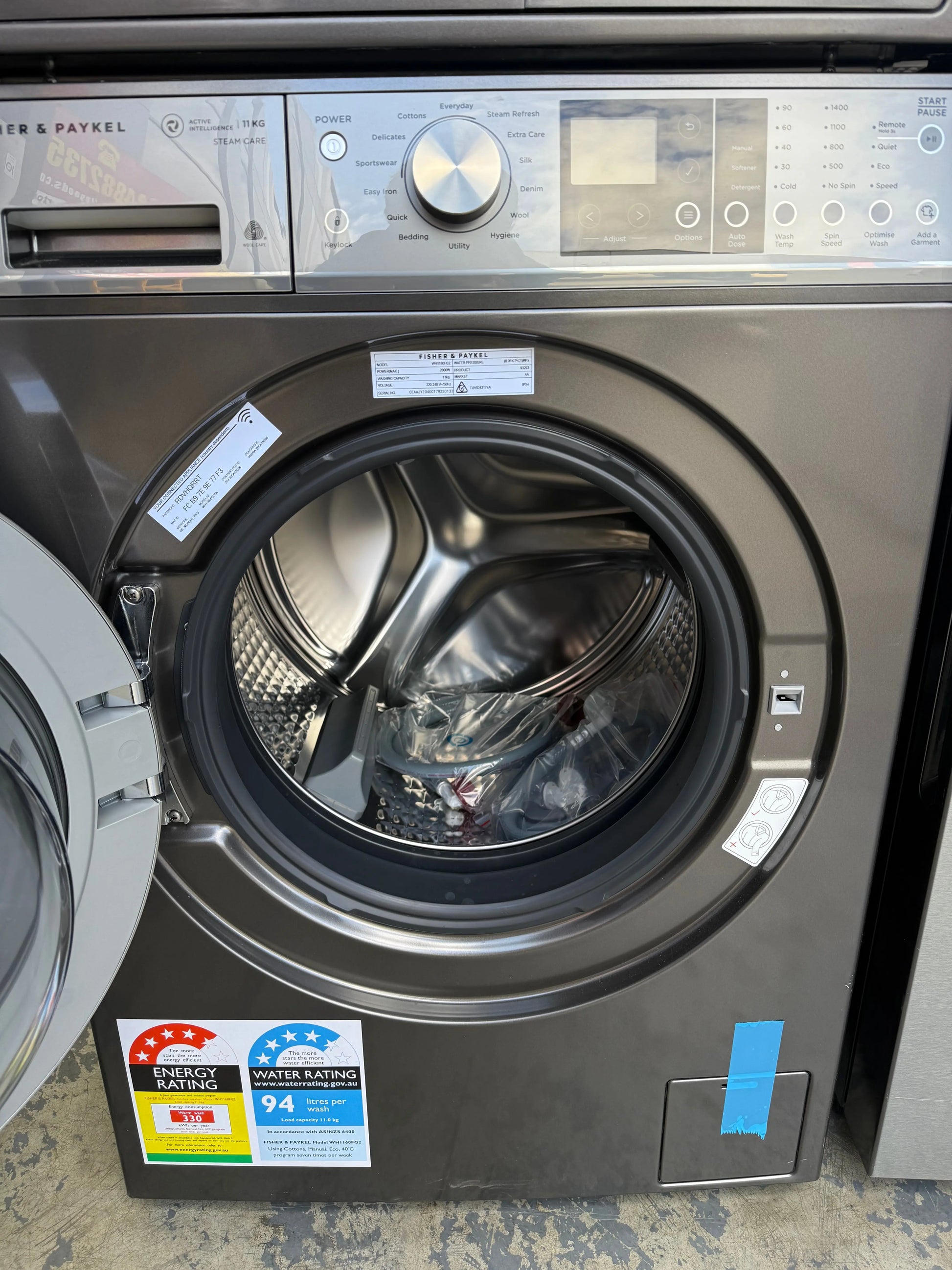 Hisense 503L Bottom Mount Fridge -Fisher & Paykel 11kg Front Load Washer and 9kg dryer -Hisense 65″ 4K Smart TV | MELBOURNE