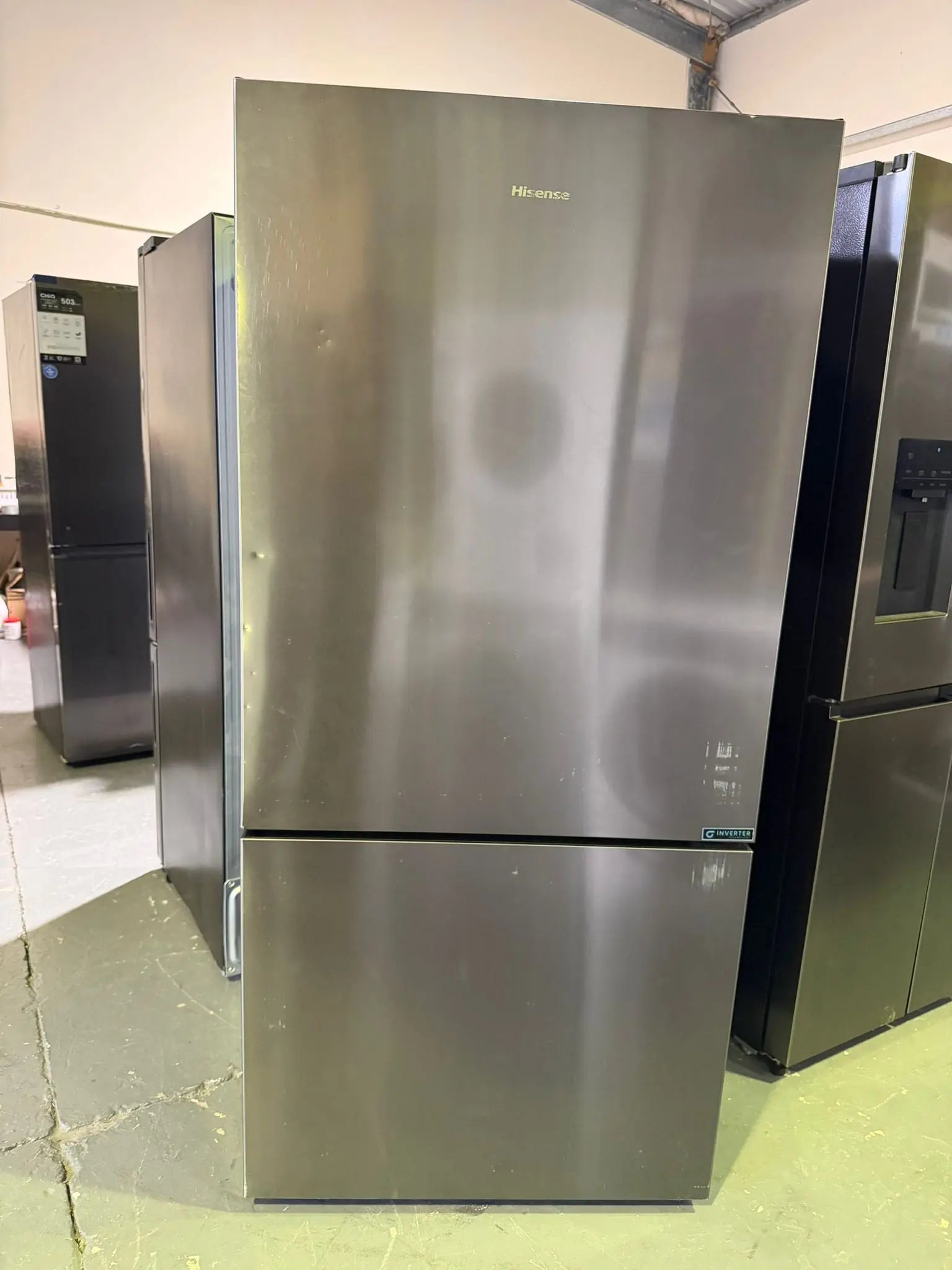 Hisense 503L Bottom Mount Fridge Freezer – HRBM503E | Refurbished | BRISBANE