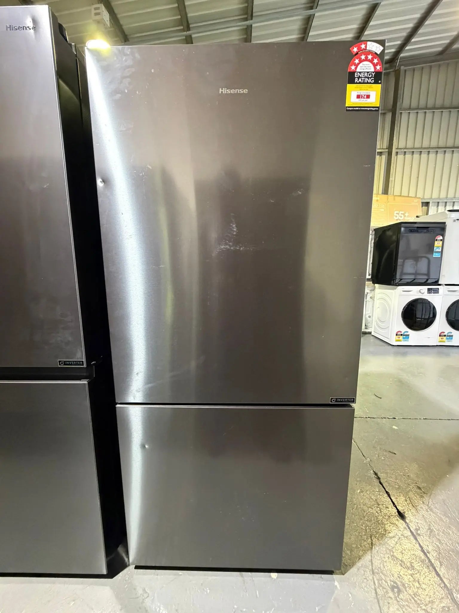 Hisense 503L Bottom Mount Fridge Freezer – HRBM503E | Refurbished | BRISBANE