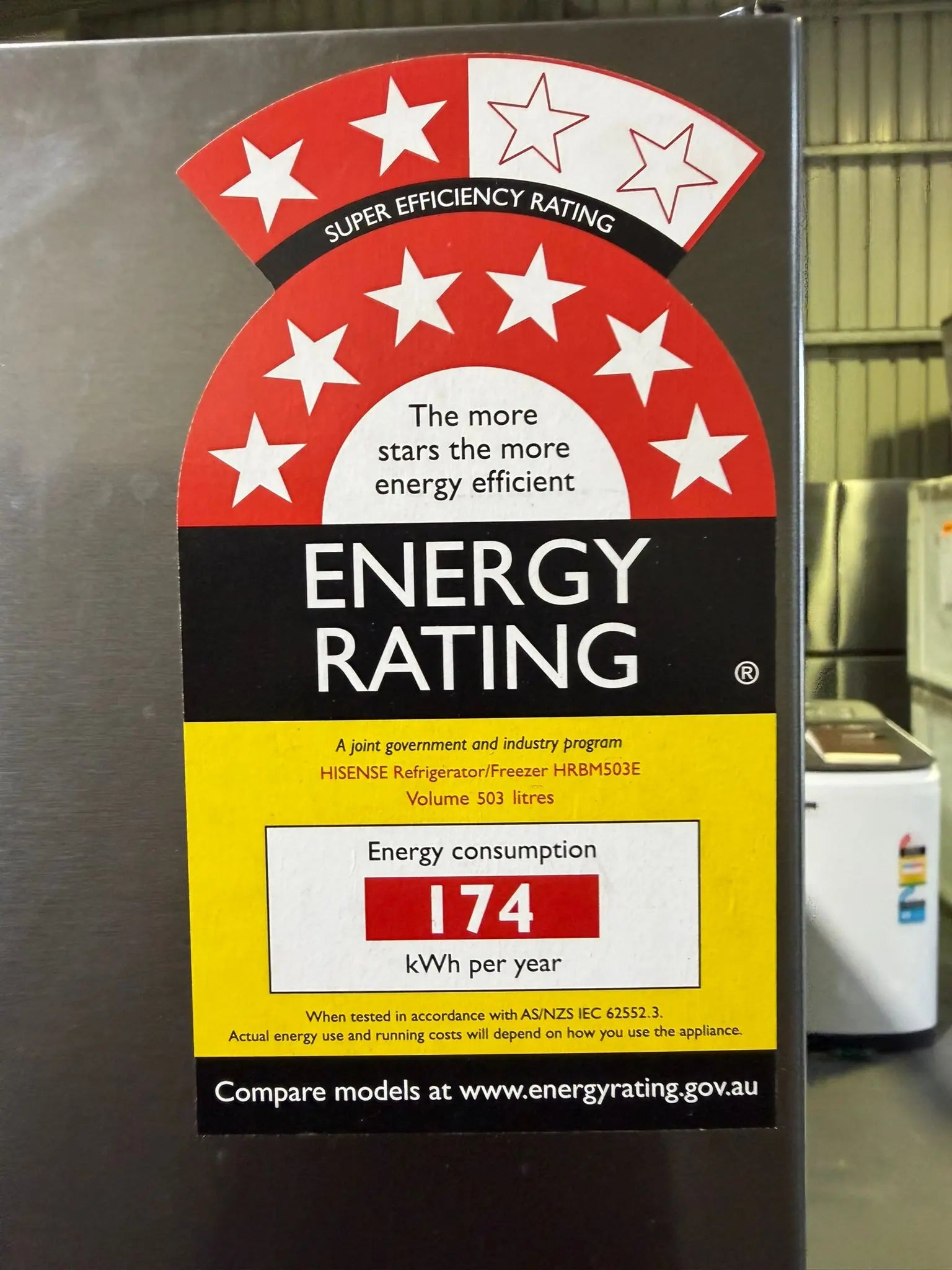 Hisense 503L Bottom Mount Fridge Freezer – HRBM503E | Refurbished | BRISBANE