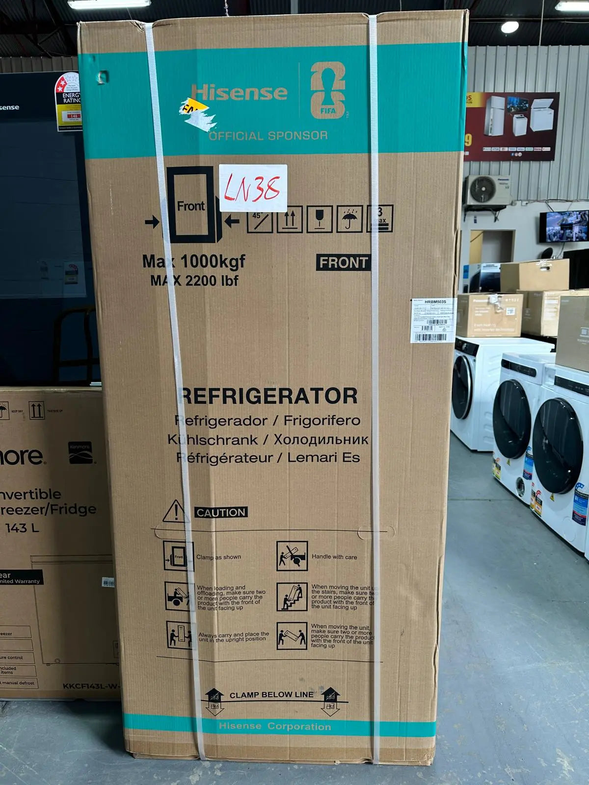 Hisense 503L Bottom Mount Fridge Freezer – HRBM503S (Carton Damage) | ADELAIDE