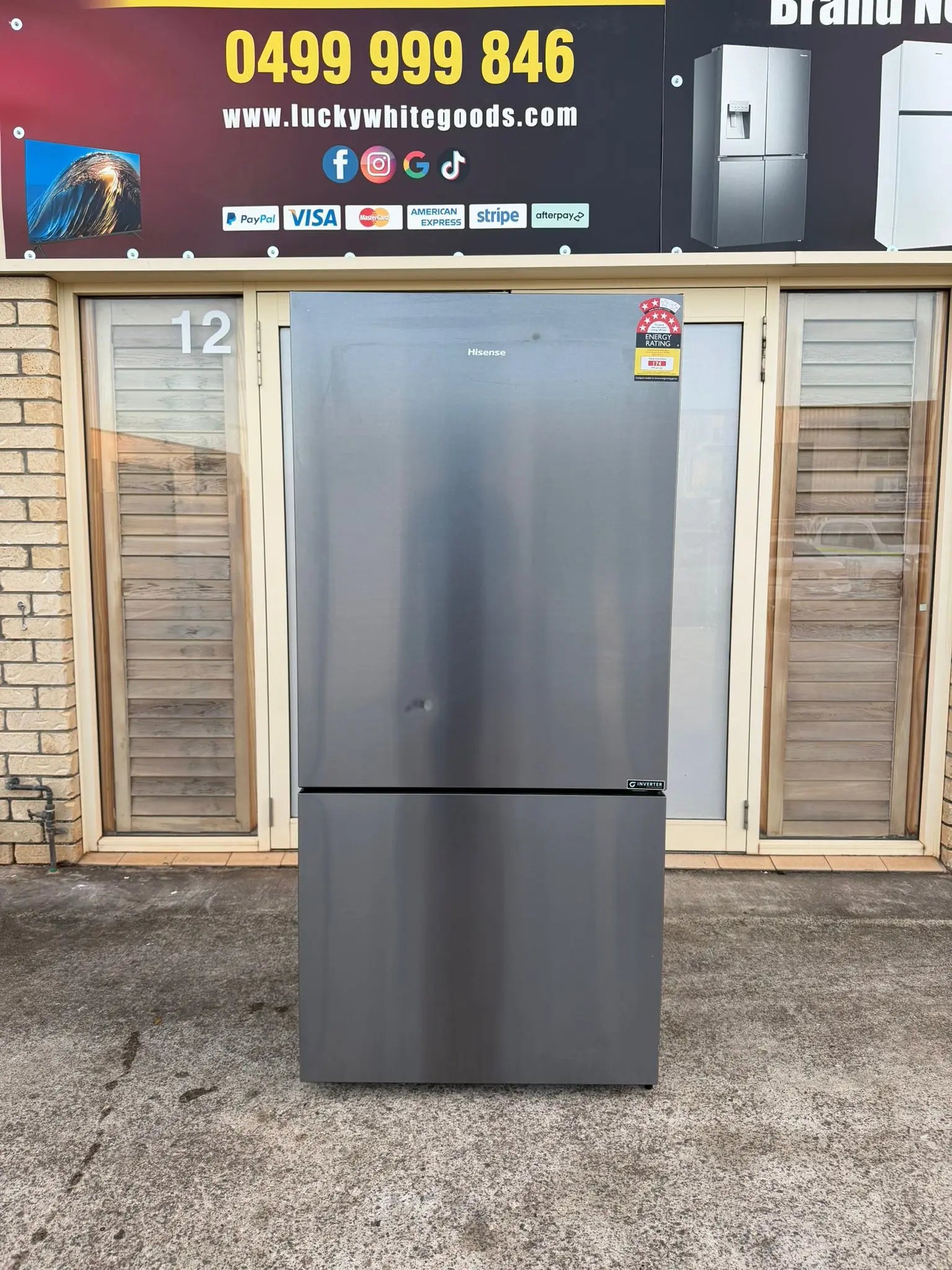 Hisense 503L Bottom Mount Fridge Freezer – Like New | BRISBANE