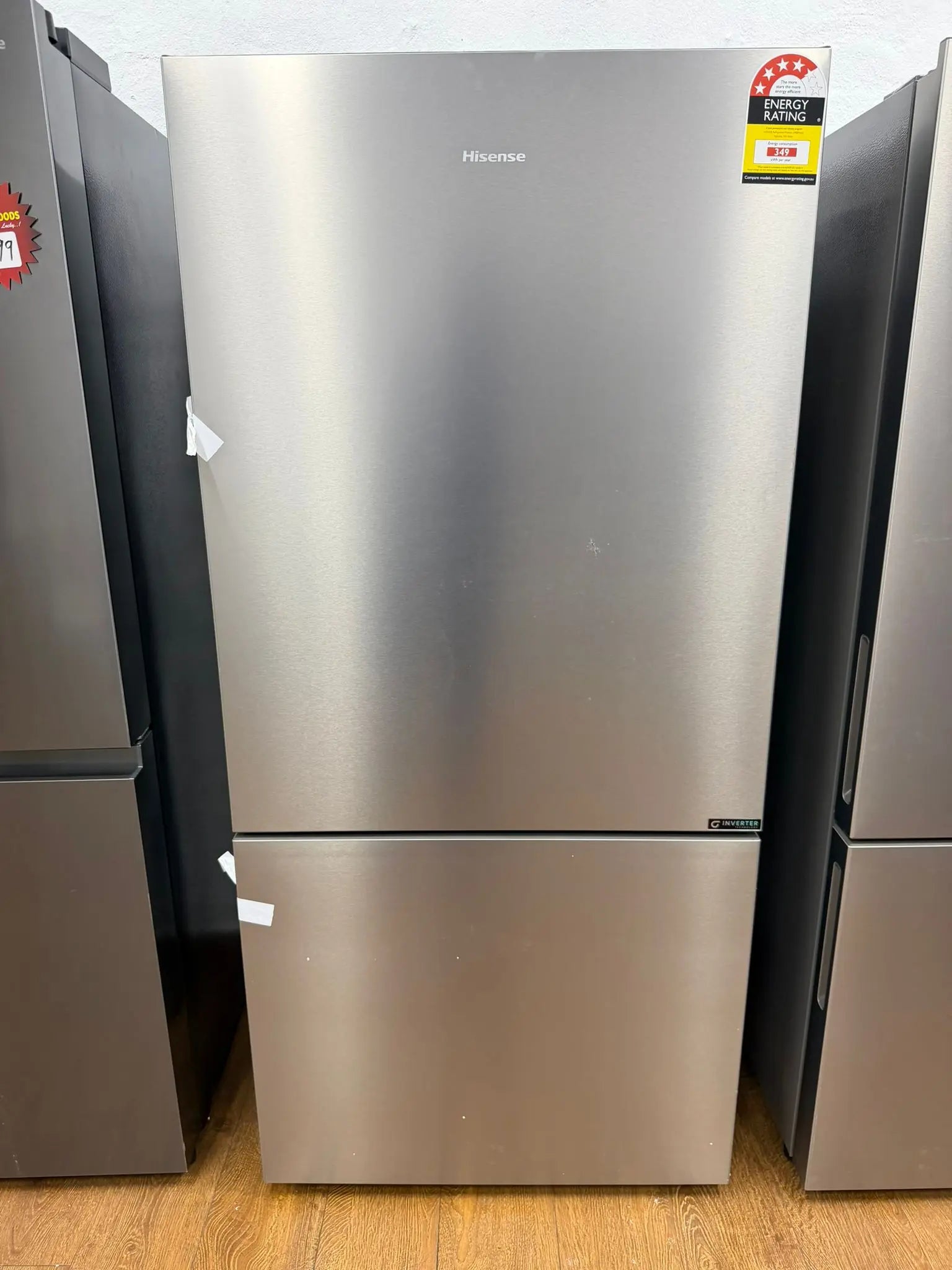 Hisense 503L Bottom Mount Fridge Freezer (Factory Seconds) – HRBM503S | RESERVOIR