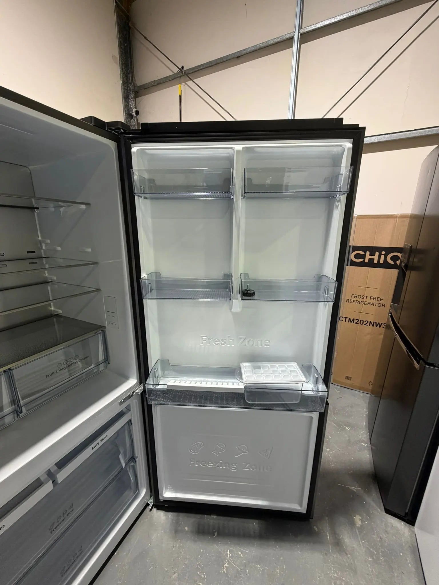 Hisense 503L Bottom Mount Frost Free Fridge Dark Stainless Steel – HRBM503E – Refurbished | BRISBANE