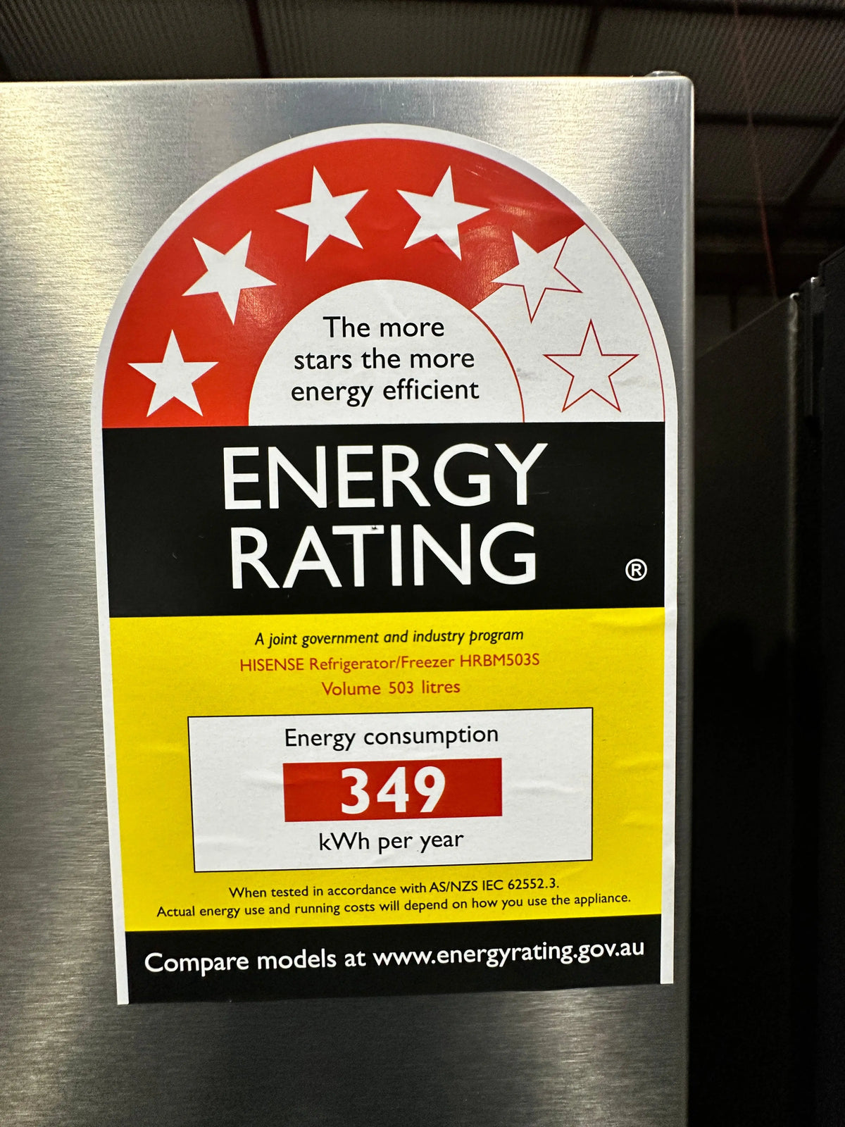 Hisense 503L Bottom Mount Refrigerator Freezer – Factory Second | ADELAIDE