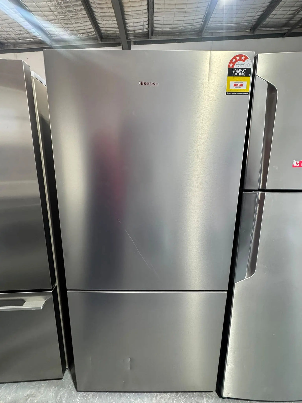 Hisense 503L Bottom Mount Refrigerator Freezer – Factory Second | PERTH