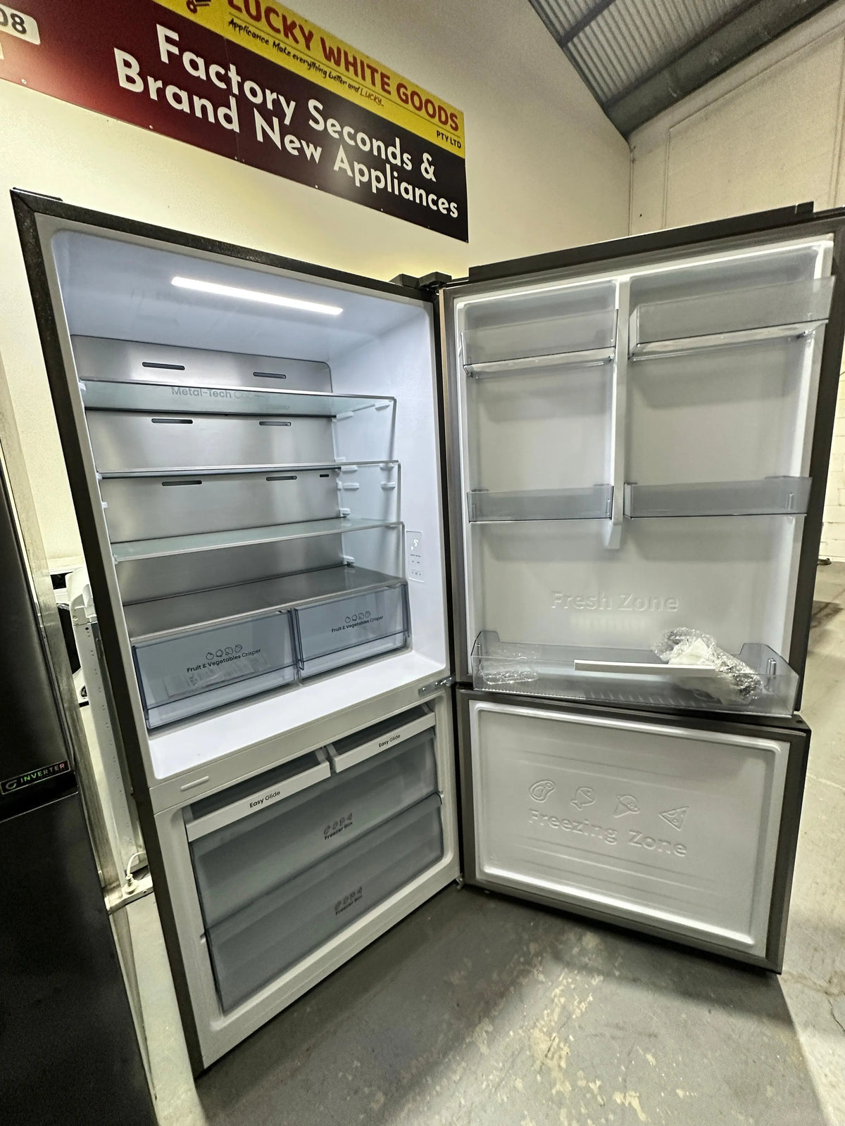 Hisense 503L Bottom Mount Refrigerator HRBM503S – Near-New Condition | ADELAIDE