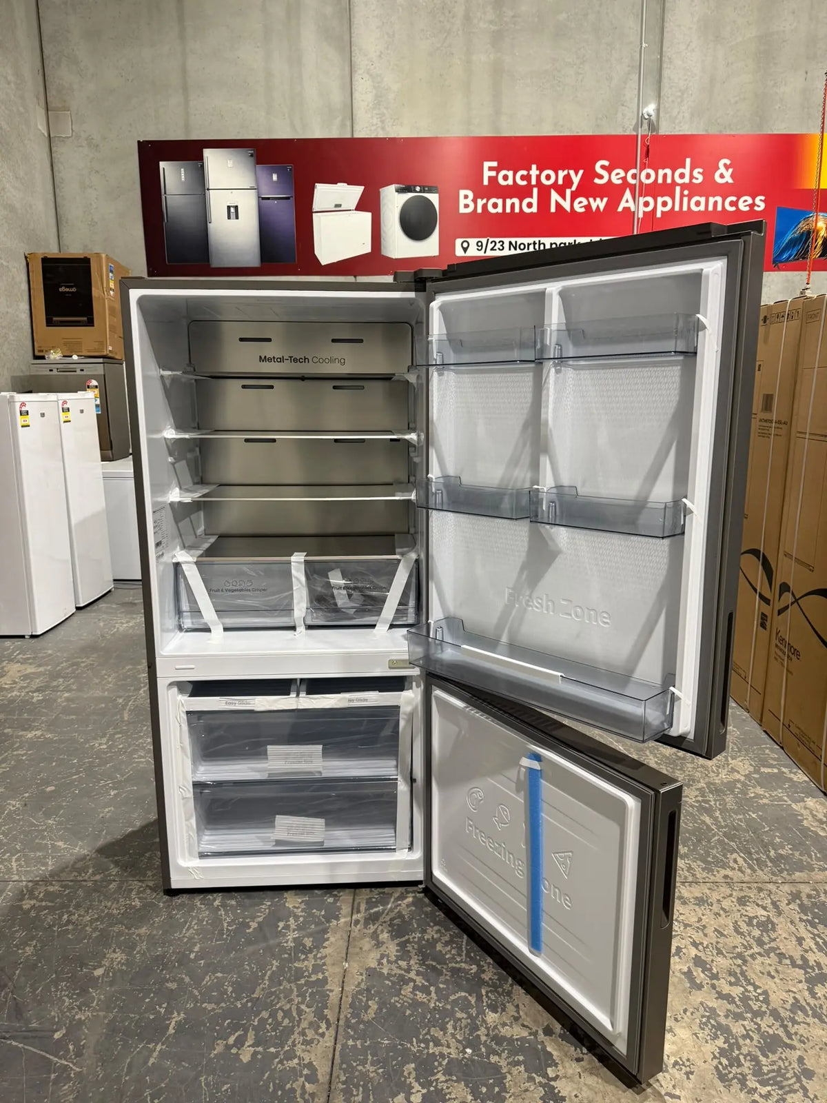 Hisense 503L Bottom Mount Refrigerator – HRBM503S – Factory Second | MELBOURNE