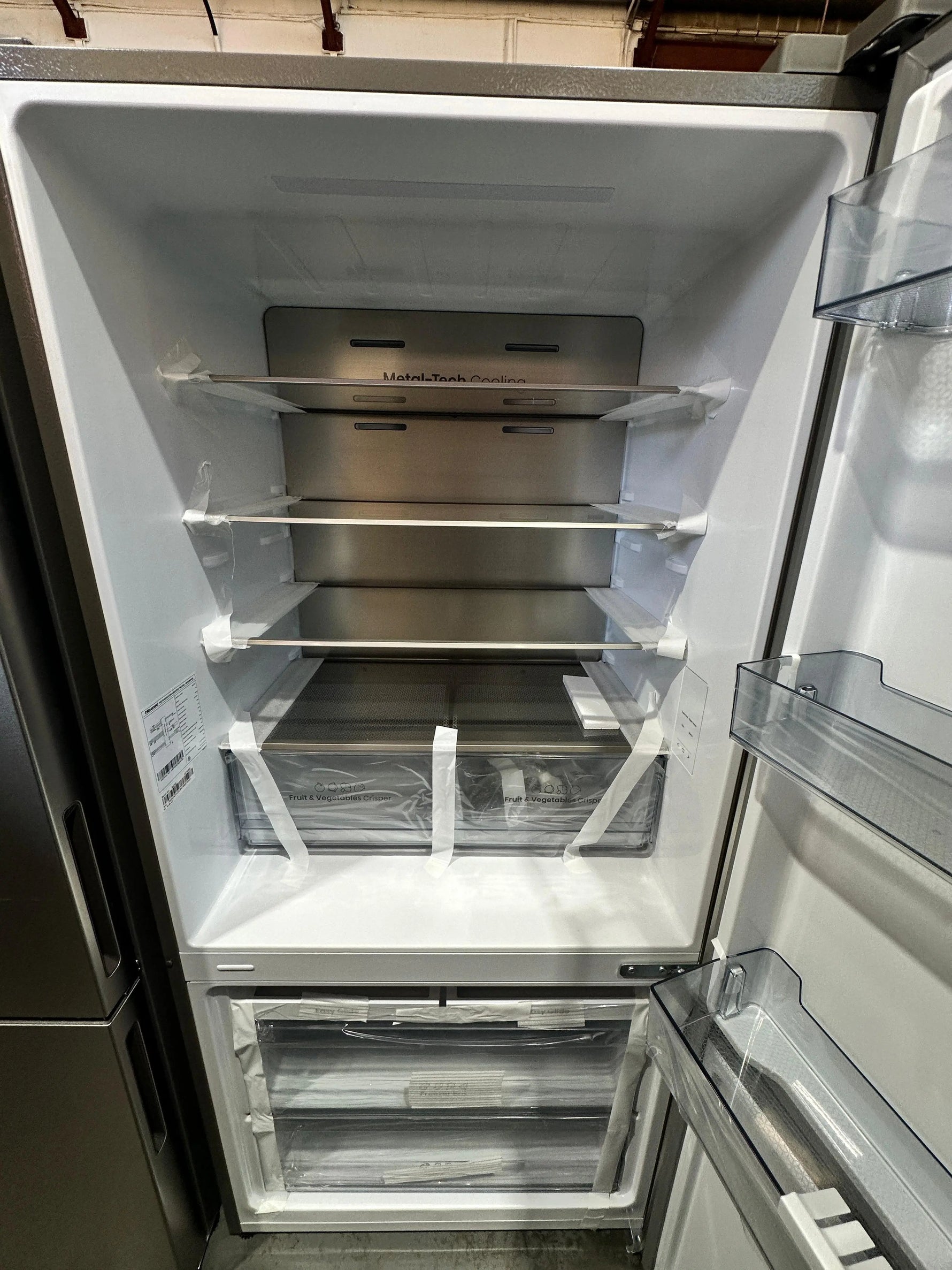 Hisense 503L Factory Seconds Bottom Mount Fridge Freezer