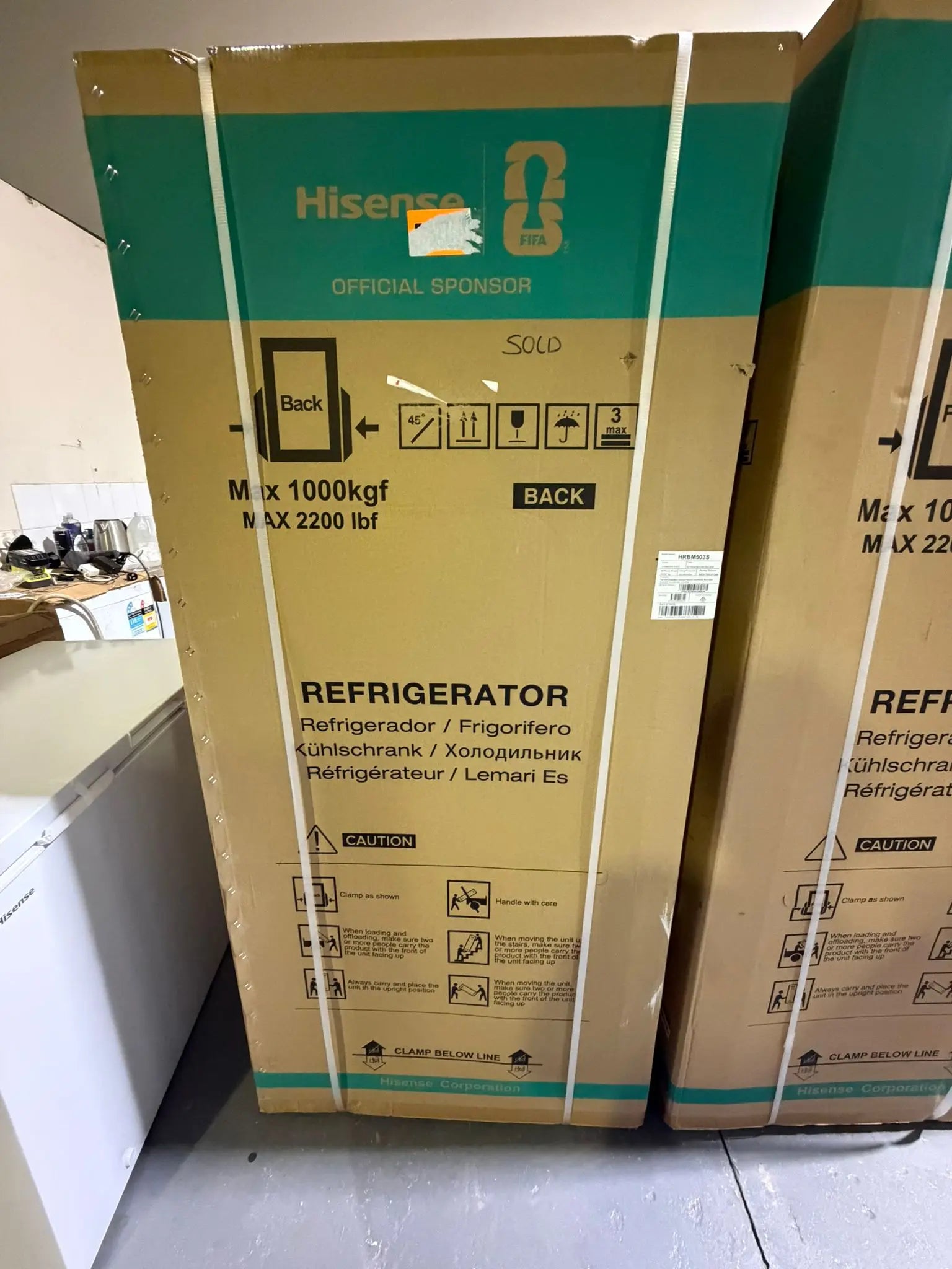 Hisense 503L PureFlat Bottom Mount Fridge Stainless Steel – HRBM503S – Factory Seconds | BRISBANE