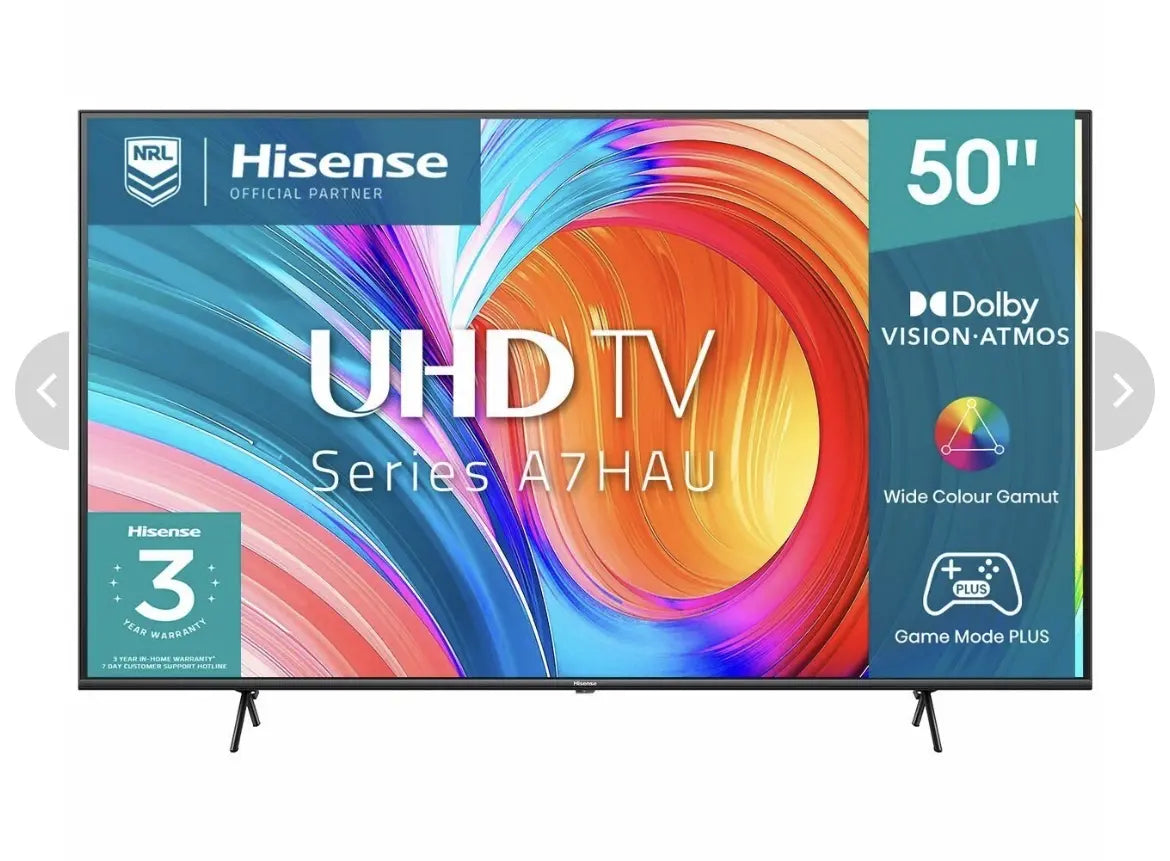 Hisense 50A7HAU 50′′ 4K UHD Smart TV – Refurbished | 50A7HAU | ALEXANDRIA