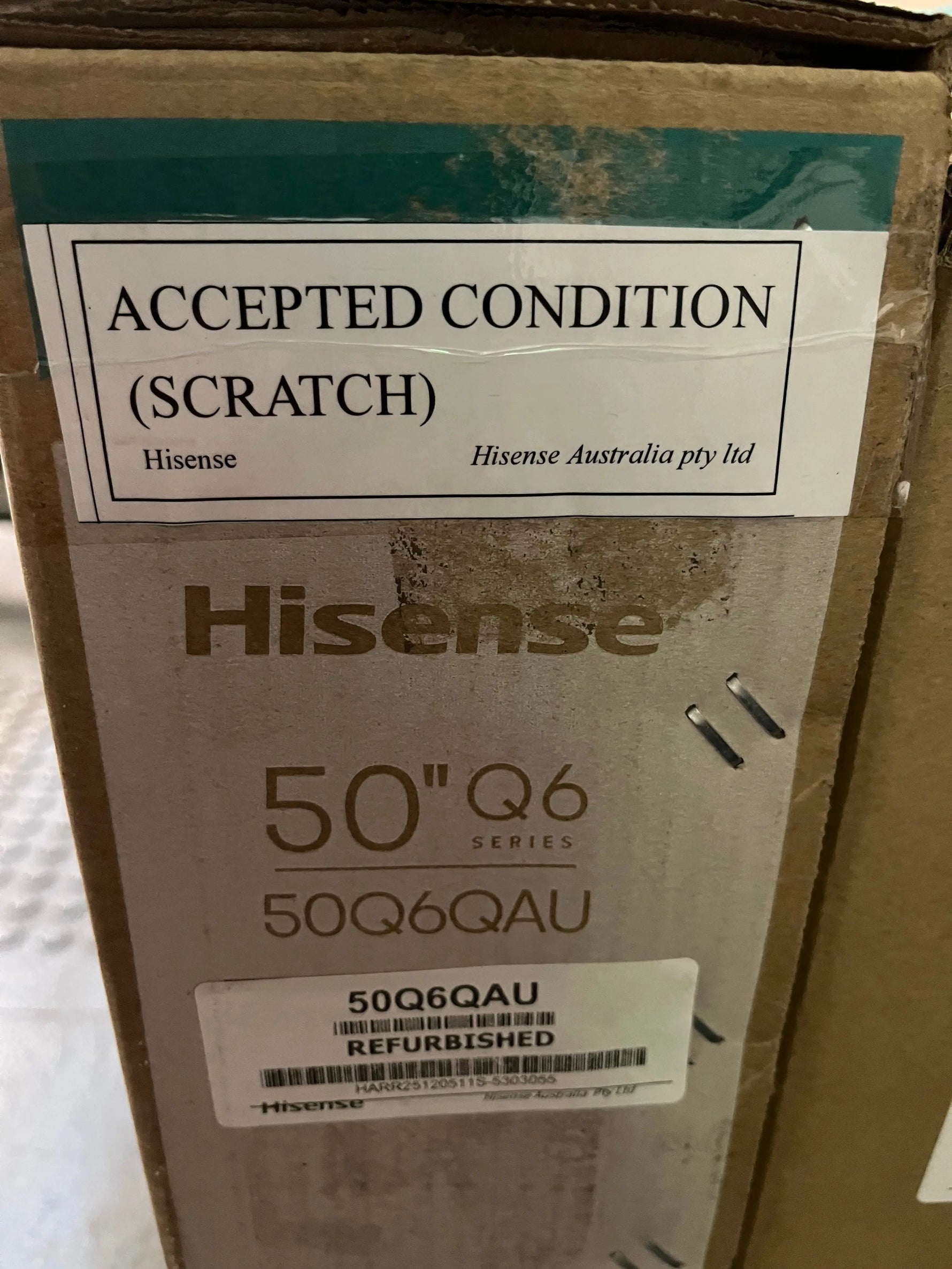 Hisense 50" Q6QAU 4K QLED Smart TV Refurbished | ALEXANDRIA