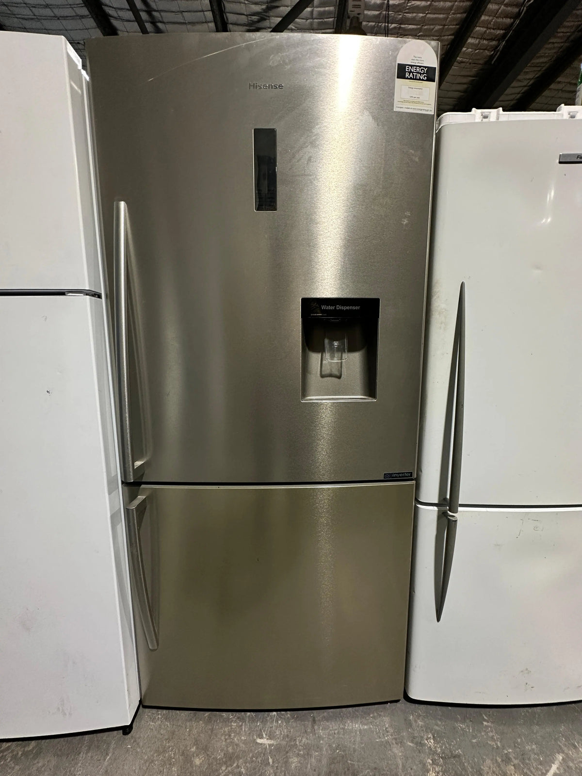 Hisense 514L Bottom Mount Fridge Freezer – Refurbished | Lucky white goods