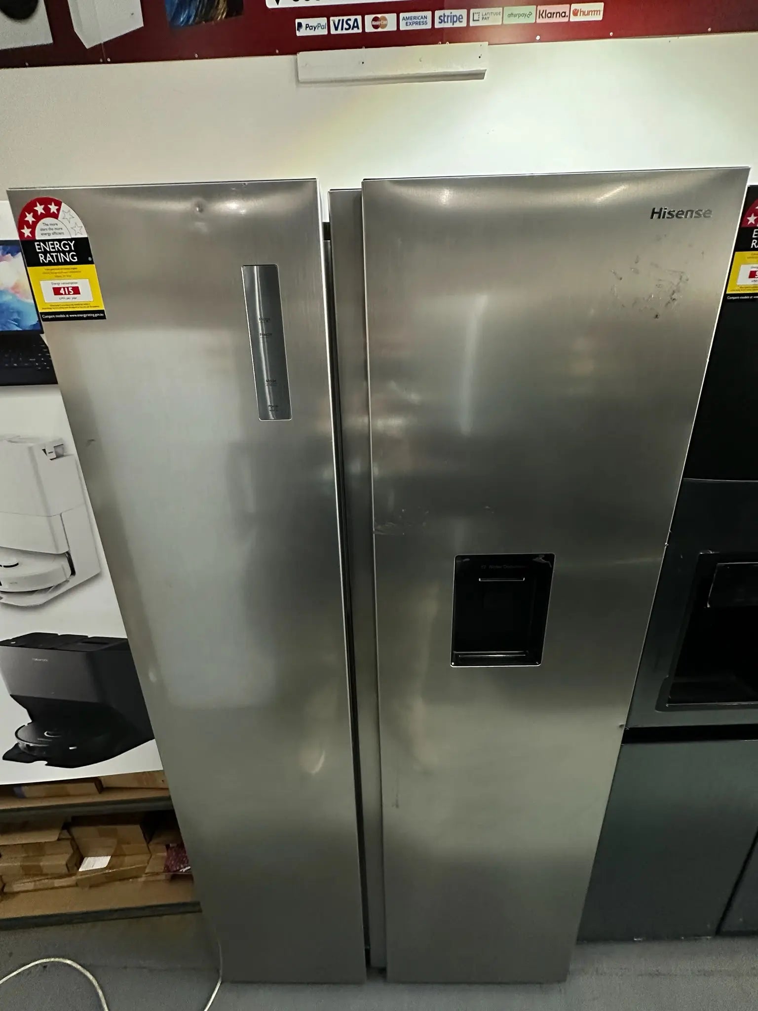 Hisense 541L Side by Side Fridge Freezer (Refurbished)