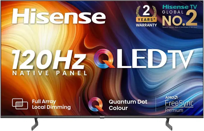 Hisense 55-Inch U7QAU 4K QLED Smart TV – Refurbished | SYDNEY