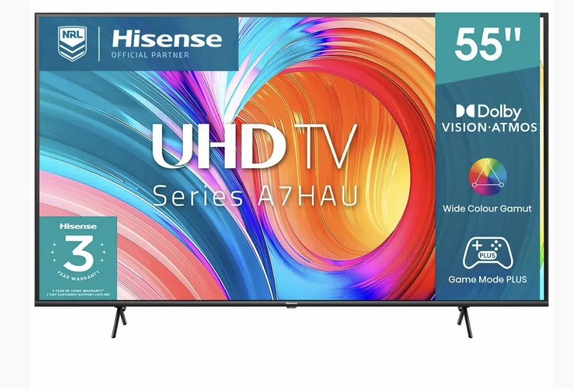 Hisense 55 Inch UHD 4K Smart TV 55A7HAU Refurbished | ALEXANDRIA