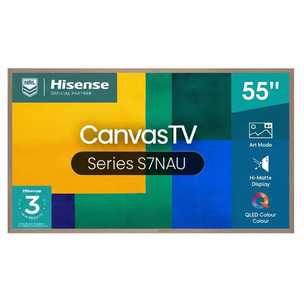 Hisense 55" Canvas S7NAU 4K QLED Smart TV – 55S7NAU – Refurbished | RESERVOIR