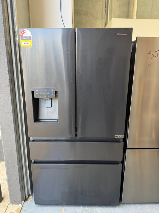 Hisense 560L French Door Fridge – Refurbished | HRFD560BW (Black Finish) | MELBOURNE