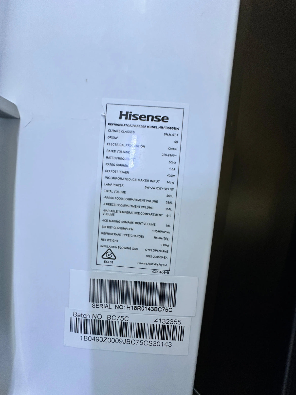 Hisense 560L French Door Refrigerator – Refurbished | PERTH