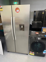 Hisense 578 ltr side by side door fridge freezer and chiq 8.5 kg front loader machine | ALEXANDRIA