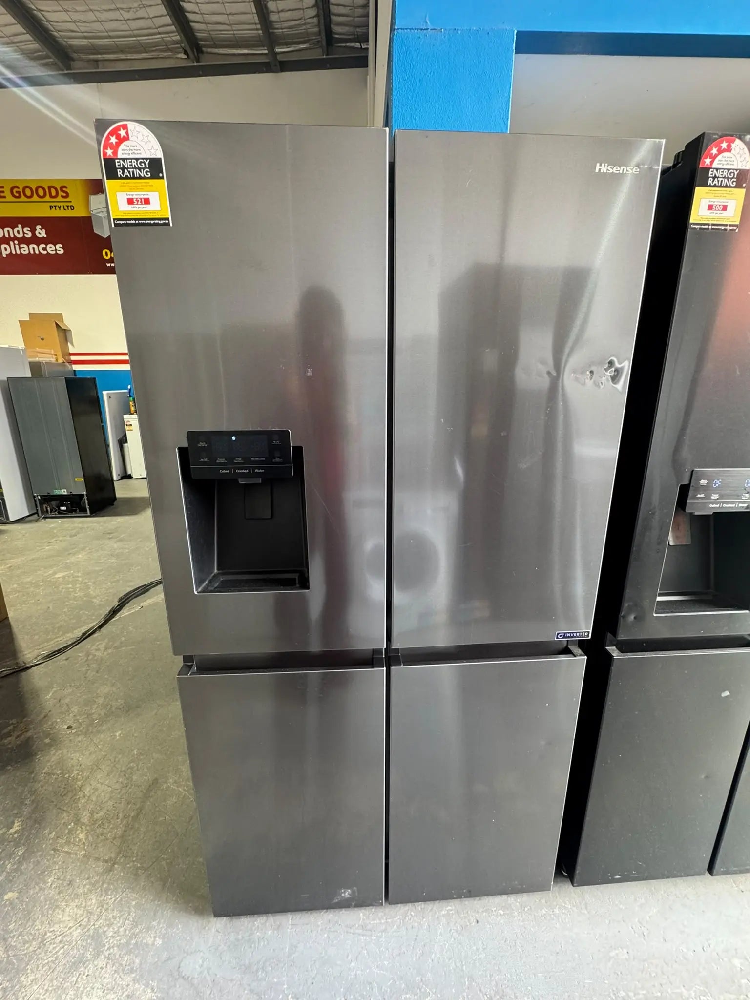 Hisense 585L Cross Door French Door Refrigerator – Refurbished | PERTH