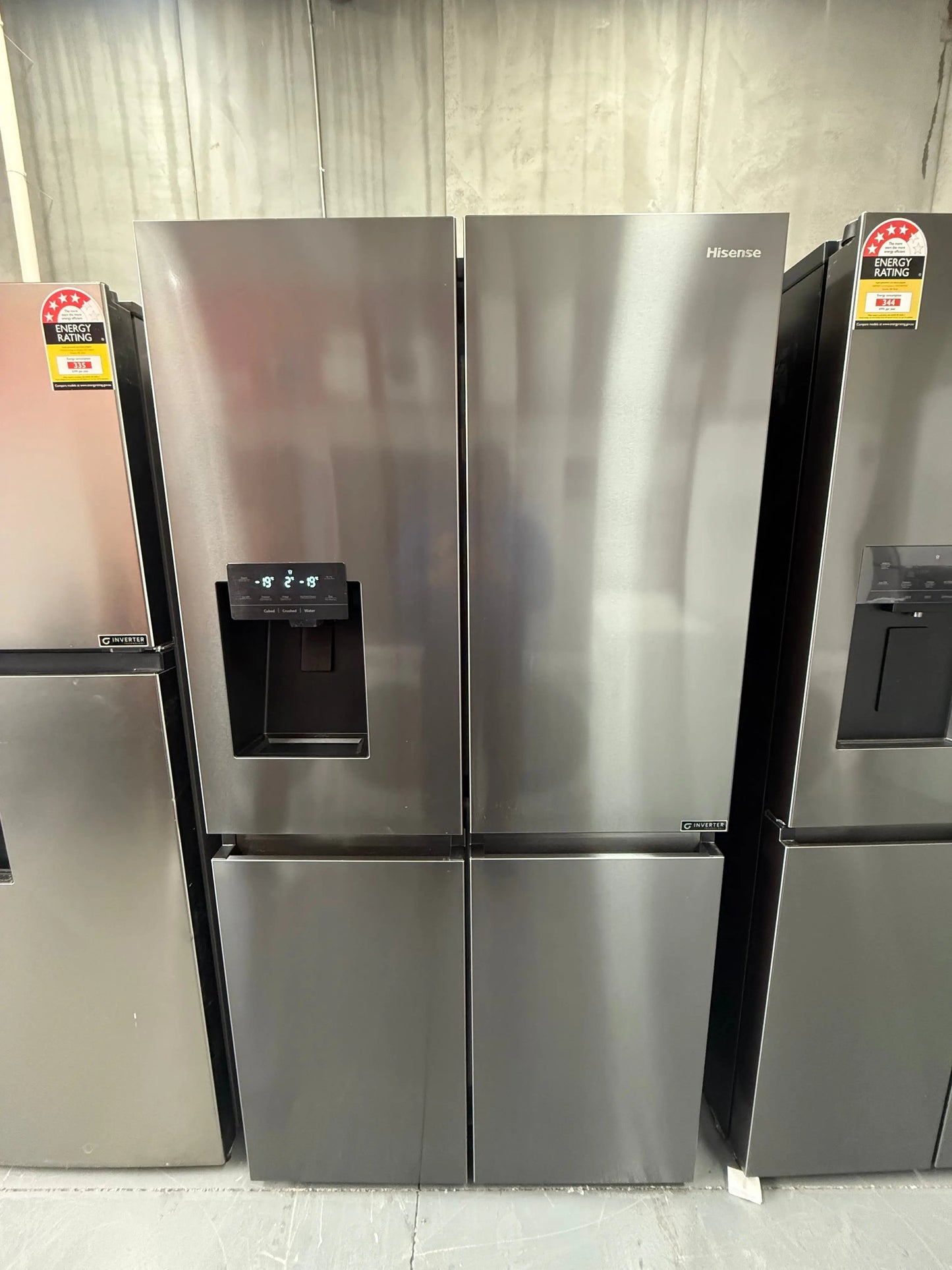 Hisense 586L French Door Fridge – Refurbished | HRCD586TBW (Titan Black) | MELBOURNE