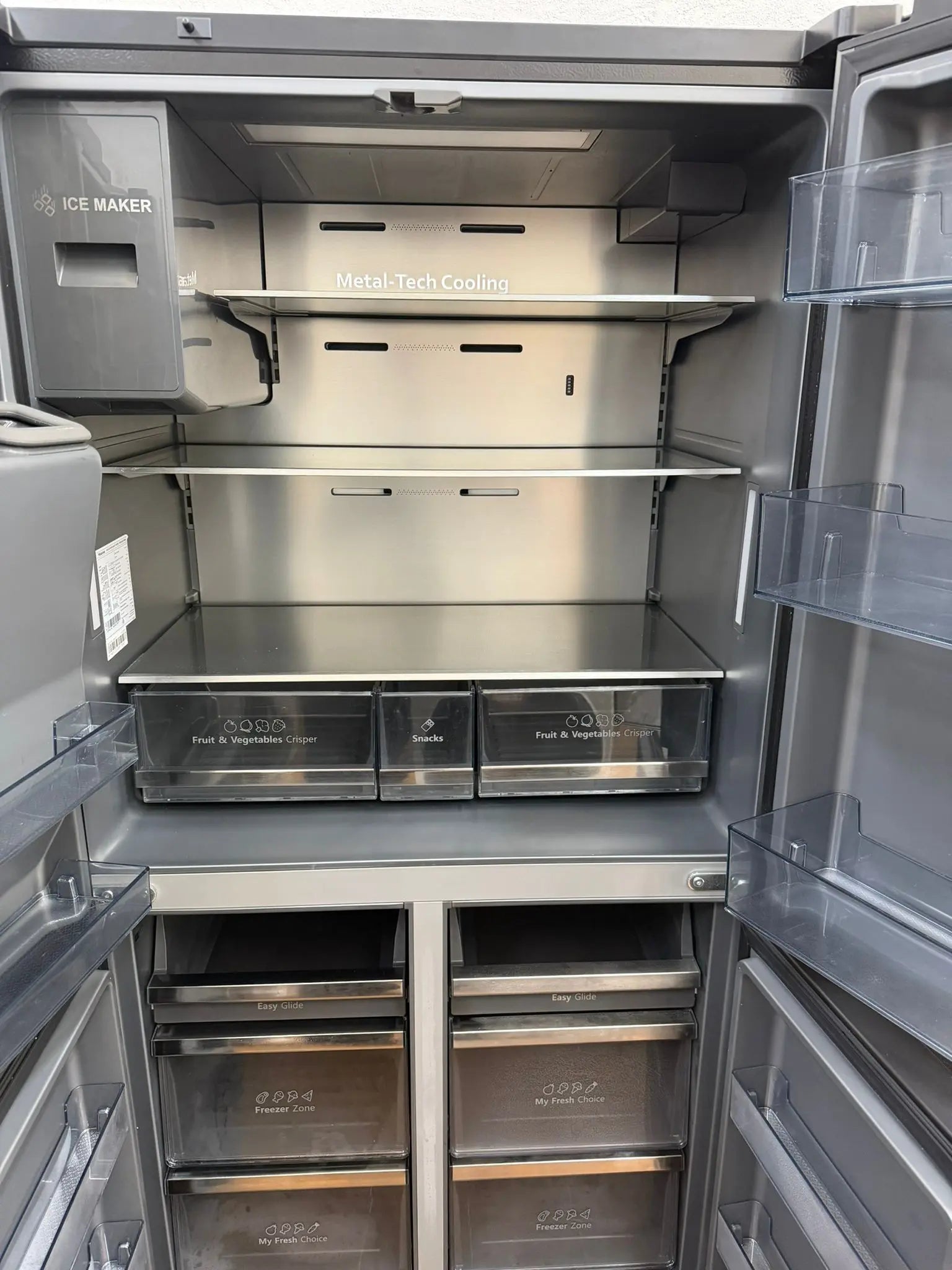 Hisense 586L Quad Door Fridge Freezer (HRCd586TBW) - Refurbished | Reservoir