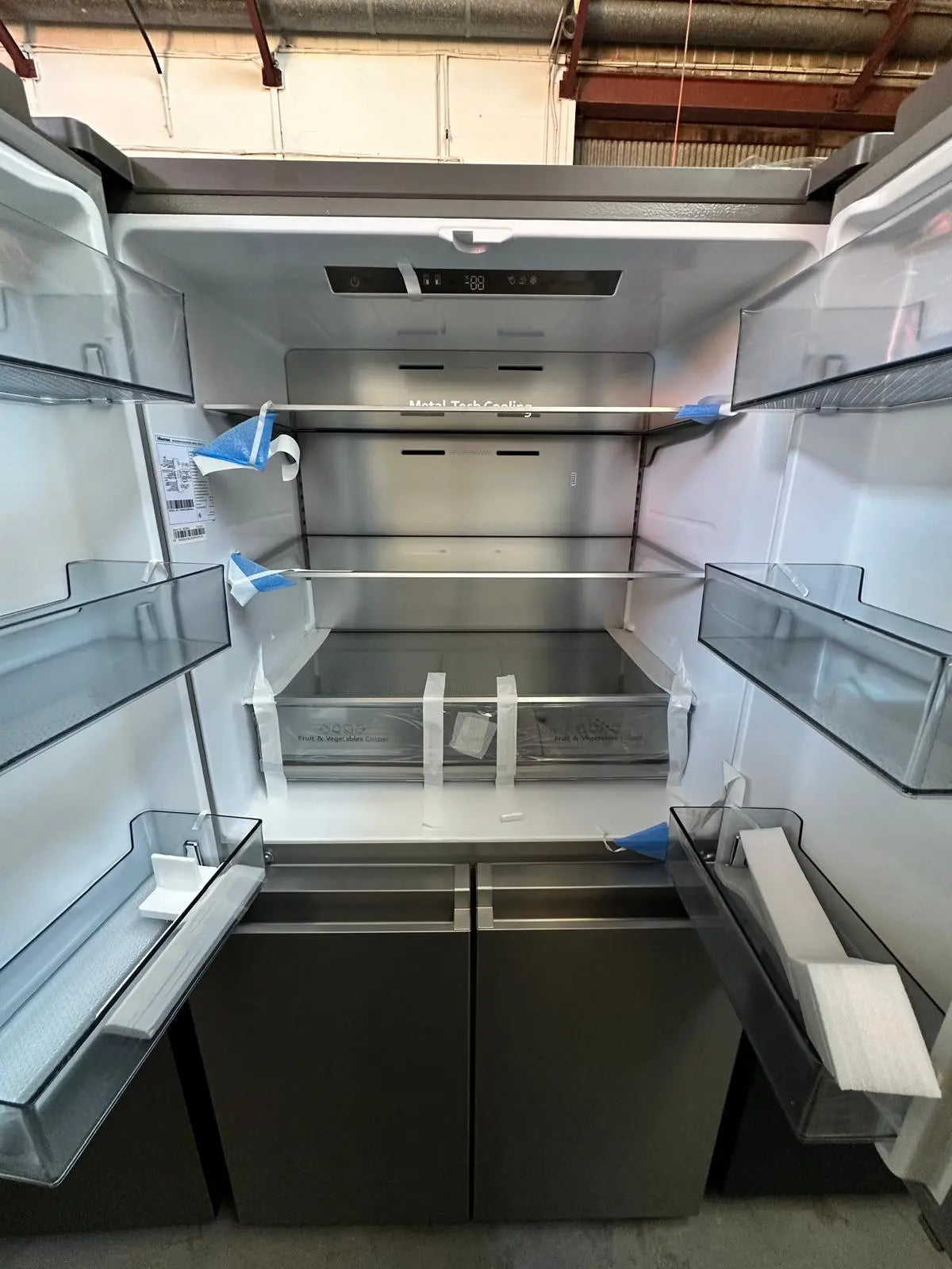 Hisense 609L Quad Door Fridge Freezer – Factory Seconds | ADELAIDE