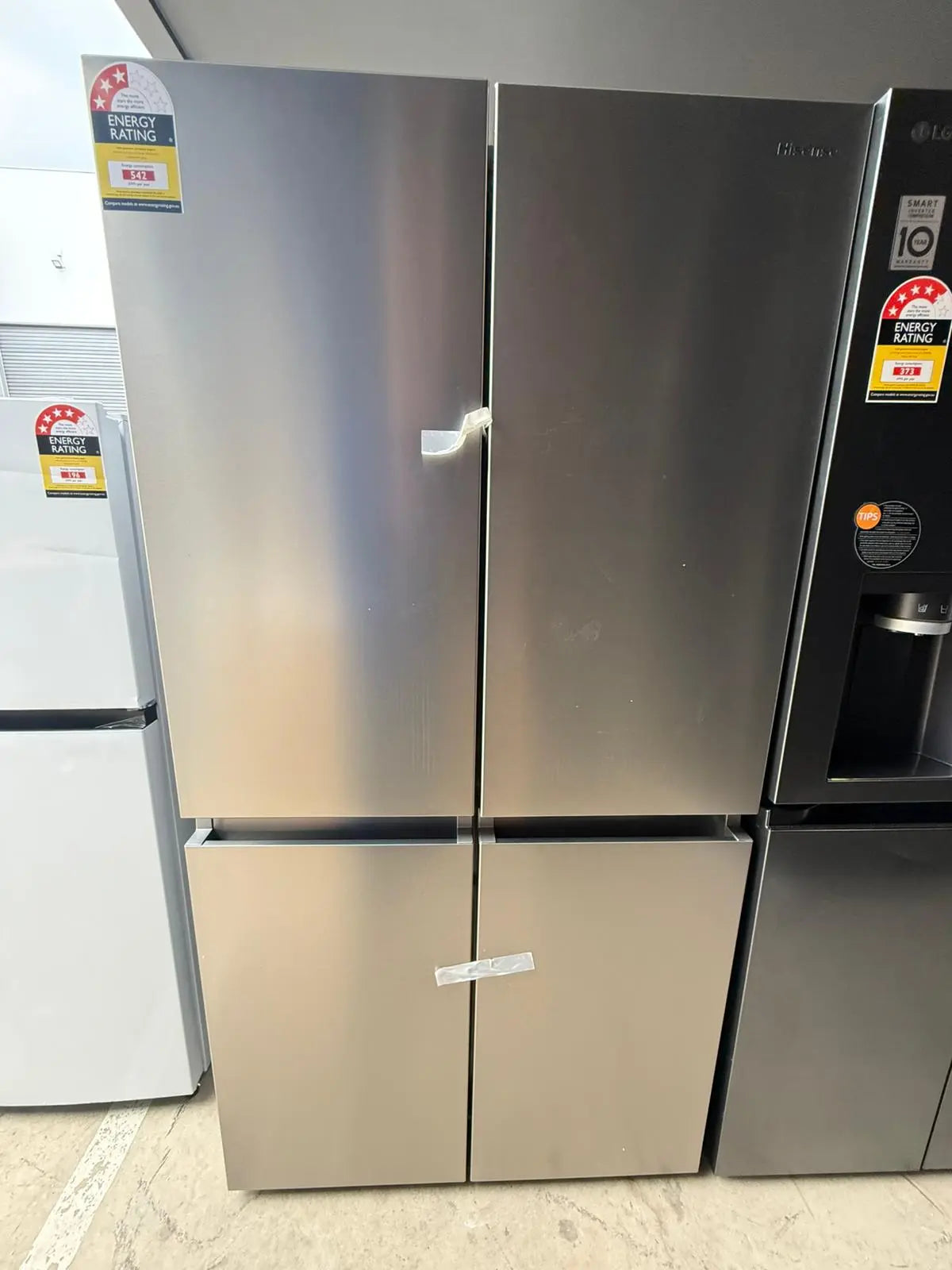 Hisense 609 L Quad Door French Fridge – Factory Second | MELBOURNE