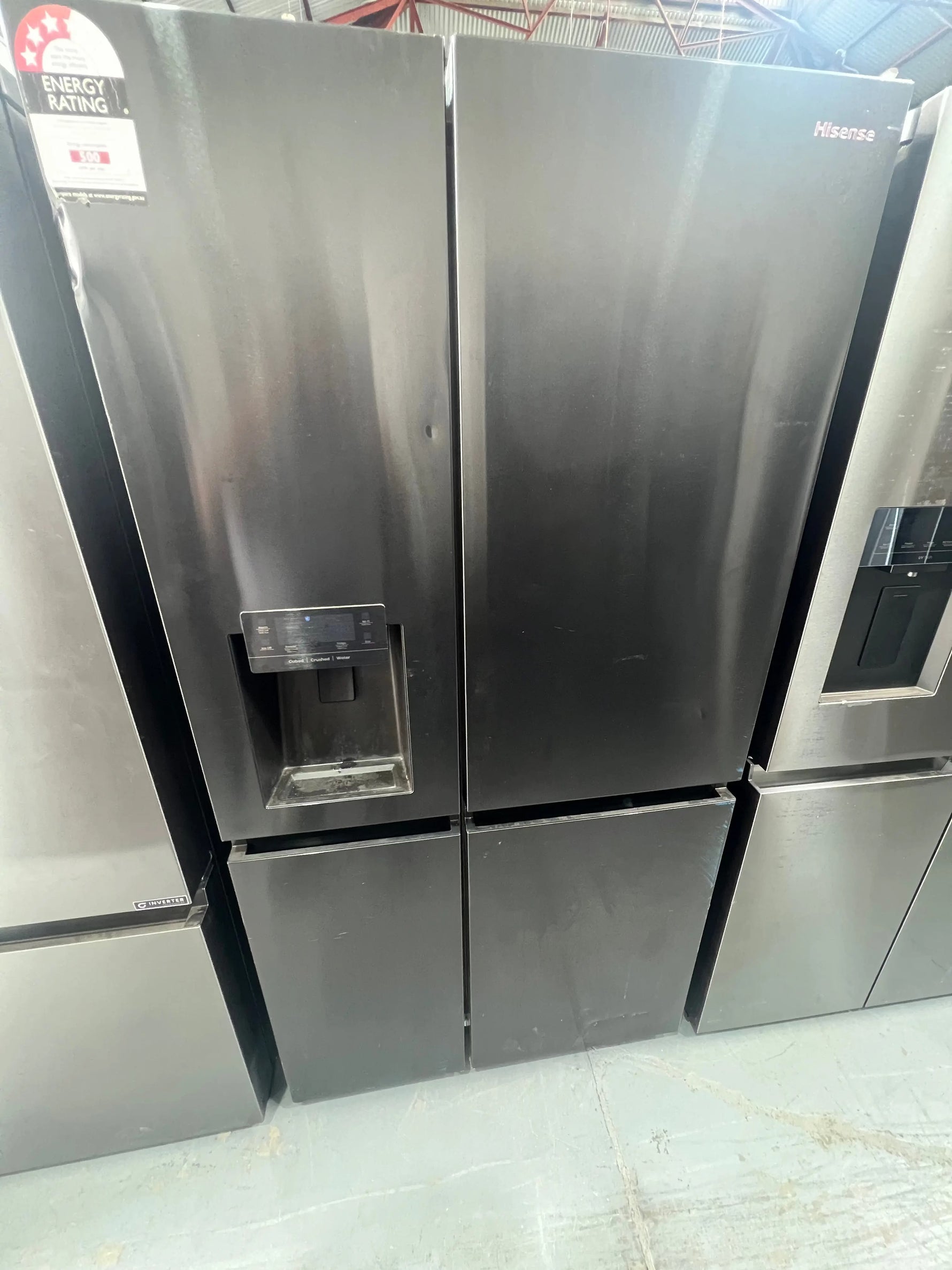 Hisense 632 Litres Fridge Freezer and chiq 8.5 Kgs Washer combo | ADELAIDE
