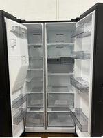 Hisense 632L PureFlat Side by Side Fridge – HRSBS633BW Black Steel (Near New Condition) | RESERVOIR