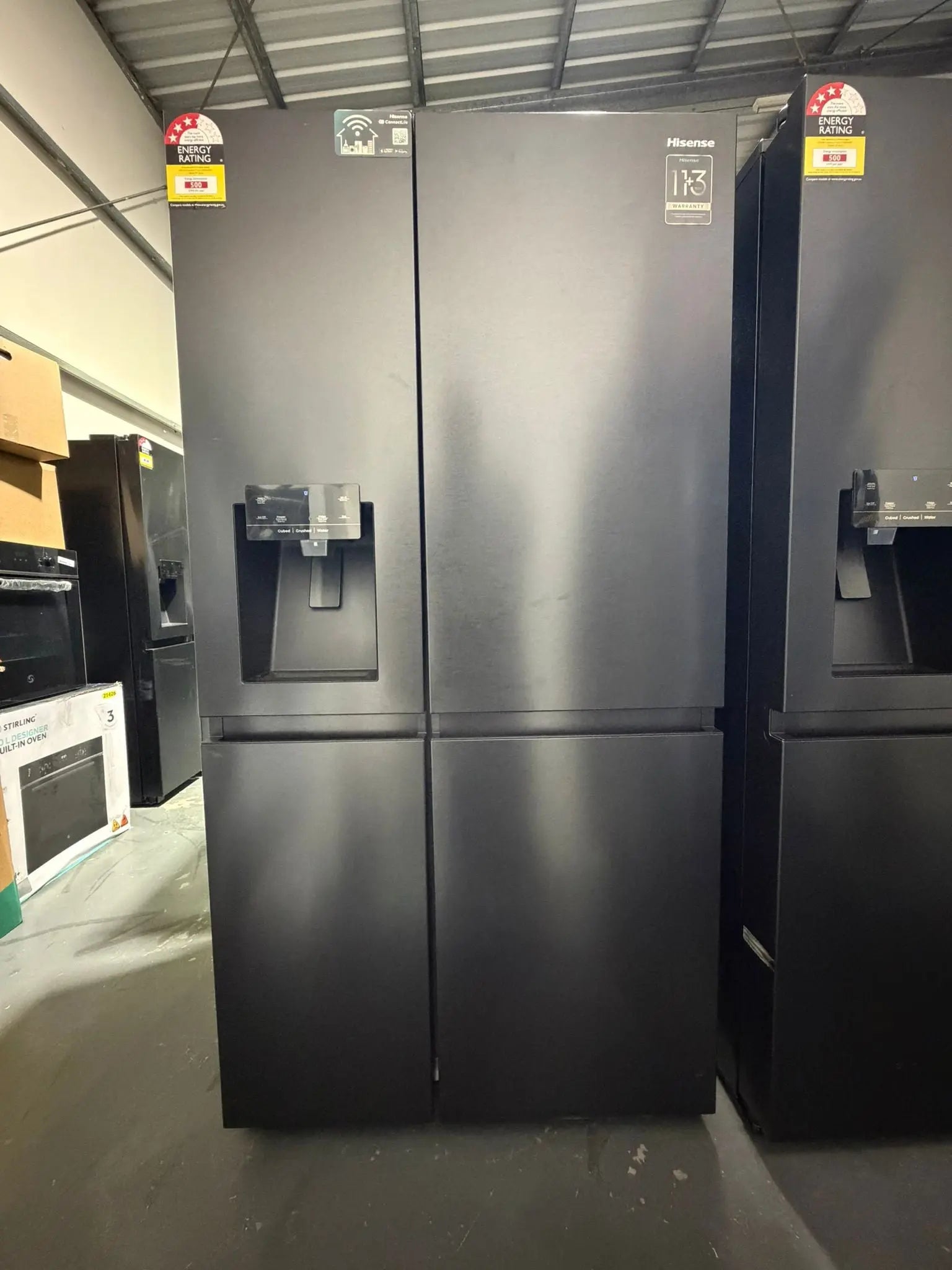 Hisense 632L Side by Side Fridge Freezer – Like New | BRISBANE