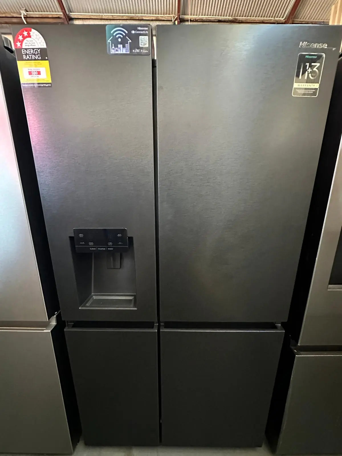Hisense 632L Side by Side Fridge Freezer – Near New Condition | ADELAIDE