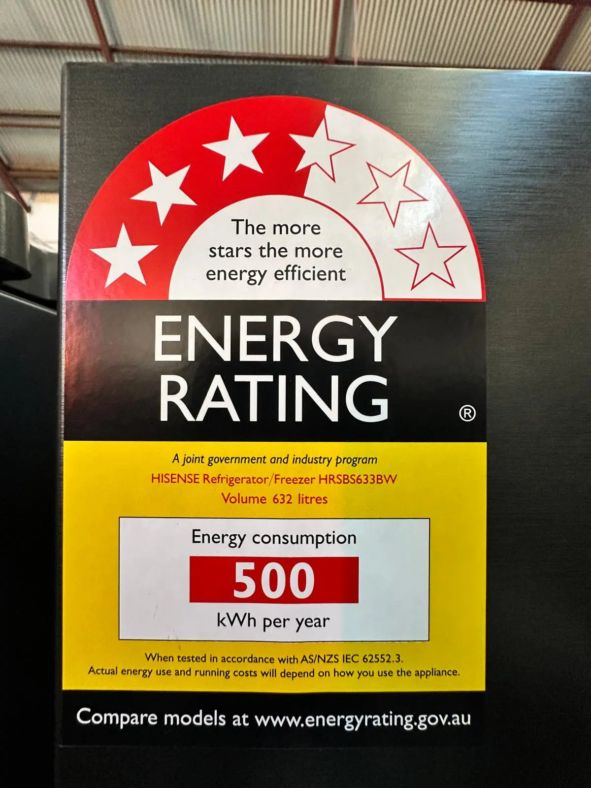 Hisense 632L Side by Side Fridge Freezer – Near New Condition | ADELAIDE