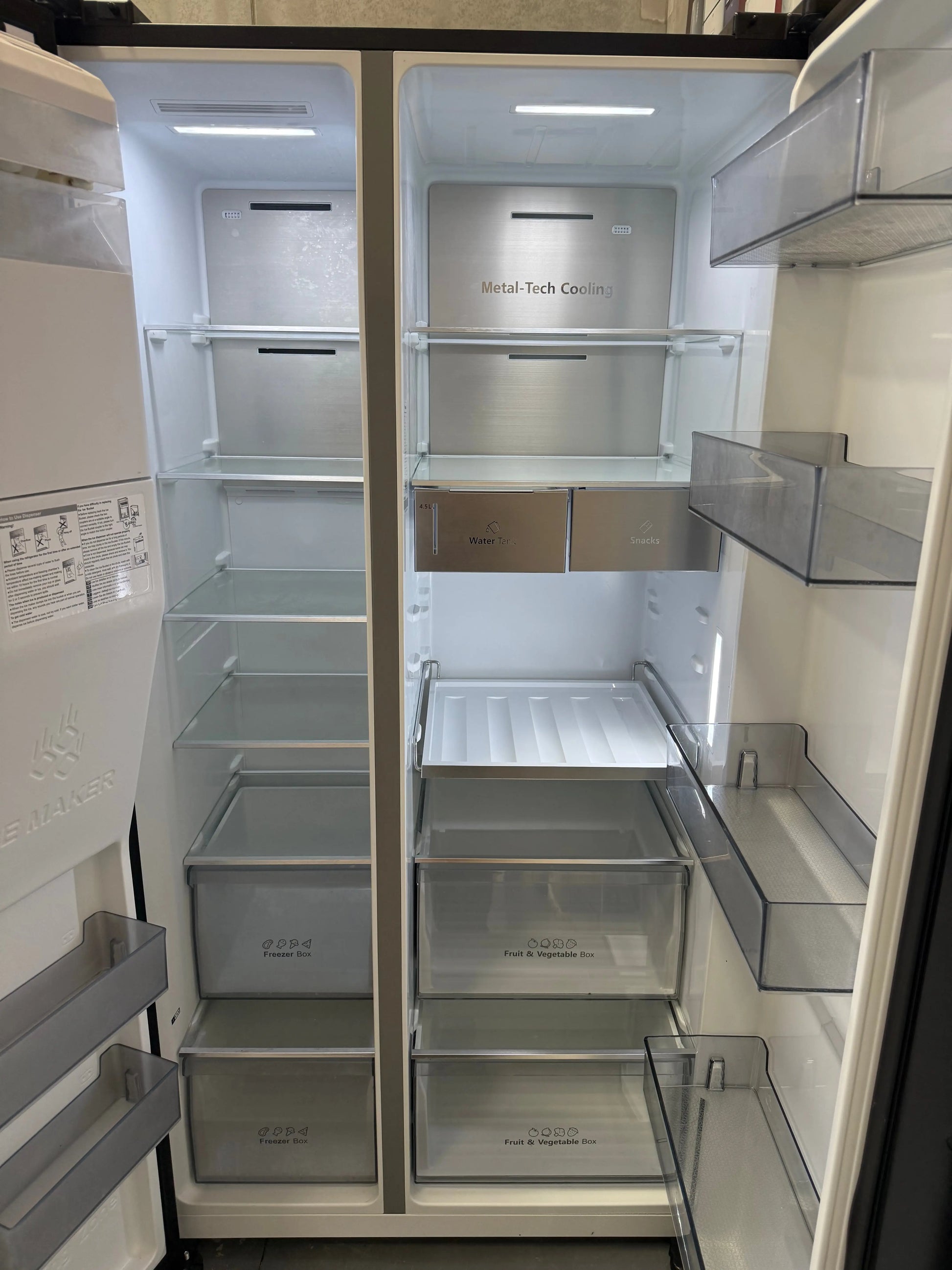 Hisense 632L Side-by-Side Fridge – Refurbished | HRSBS632BW | MELBOURNE